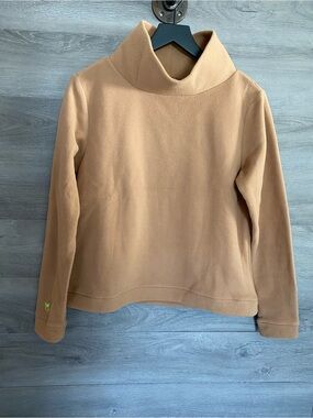 Dudley Stephens Camel Turtleneck Fleece